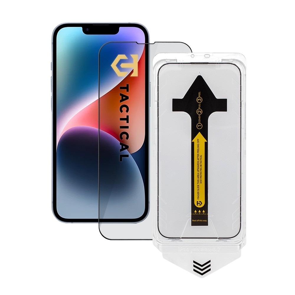 Tactical tvrzené sklo na iPhone s aplikátorem