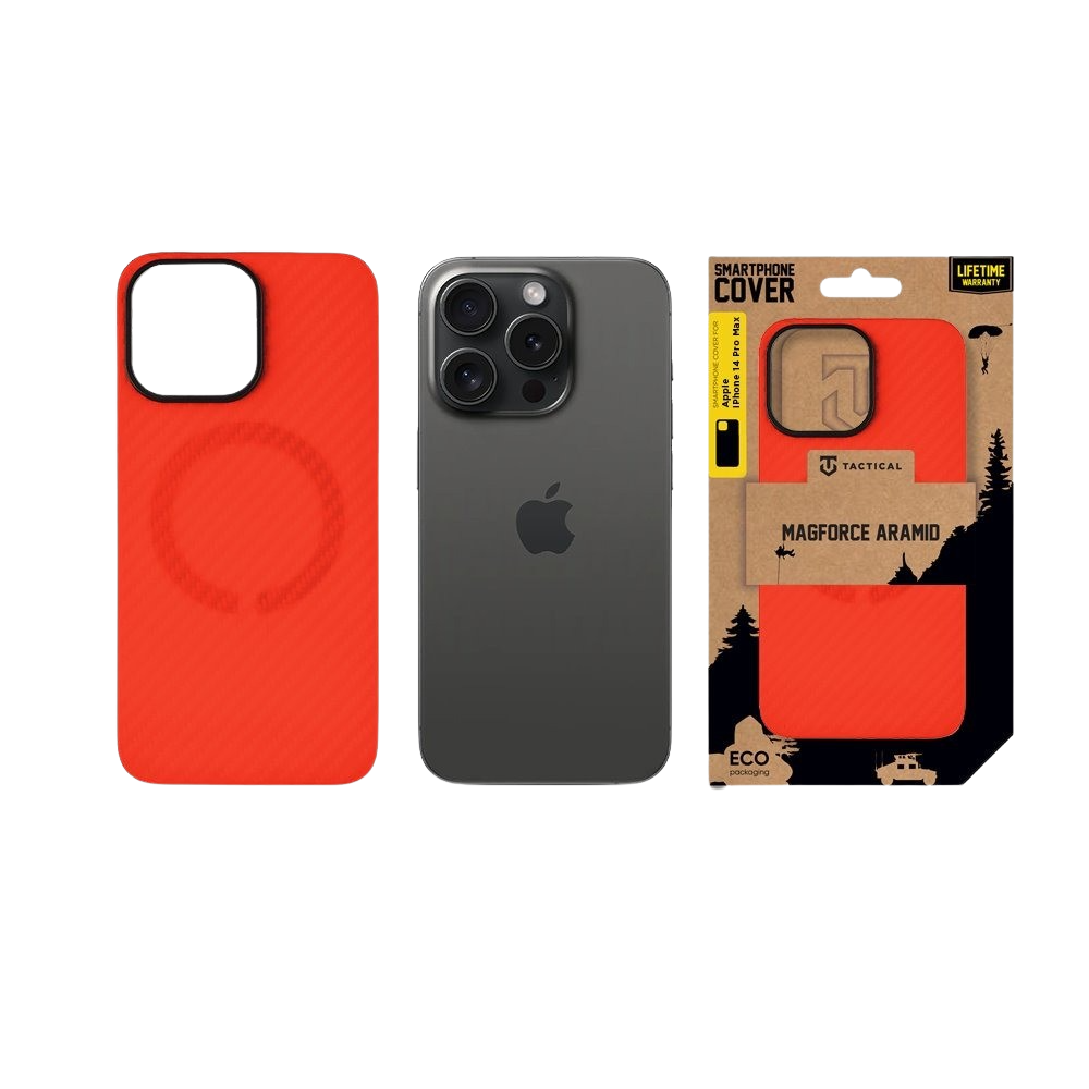 Tactical MagSafe aramidový zadní kryt na iPhone limitované edice