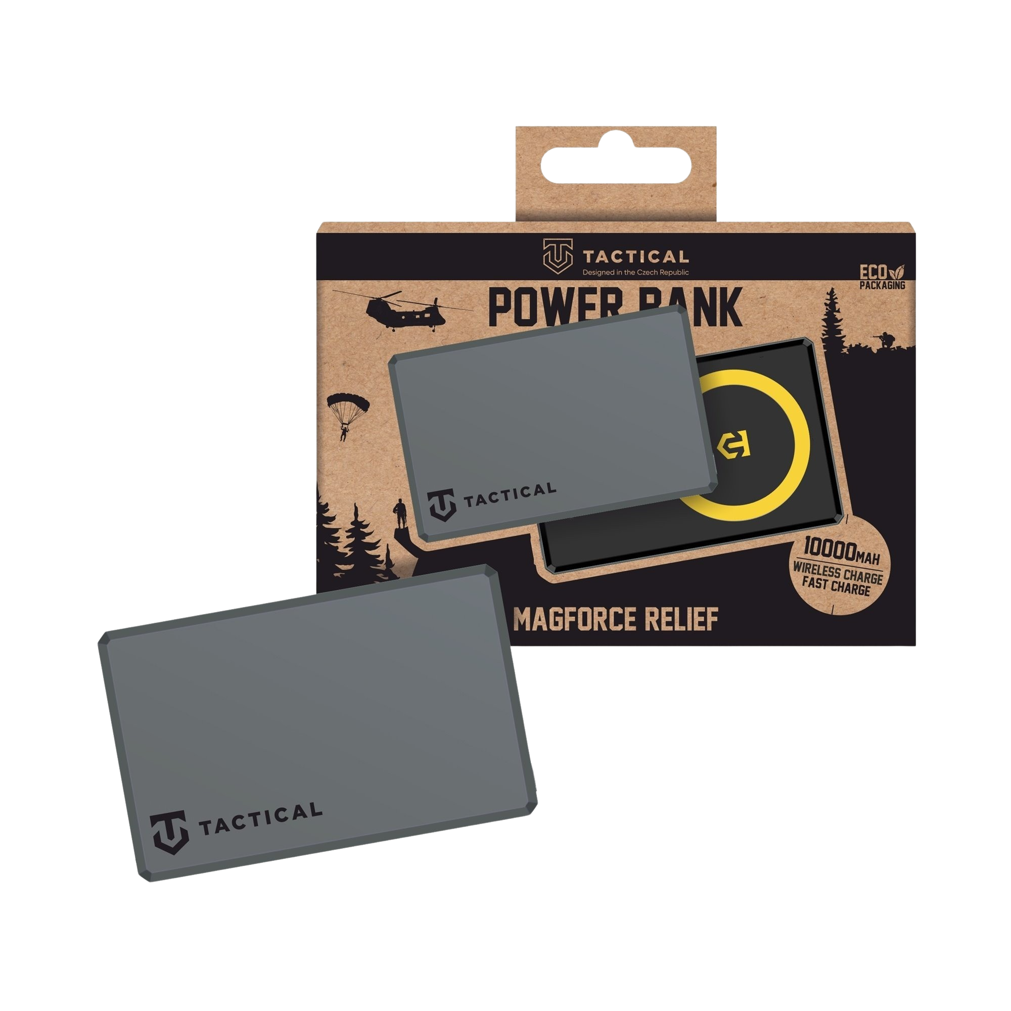 Tactical magnetická powerbanka 10000mAh ultratenká hliníková