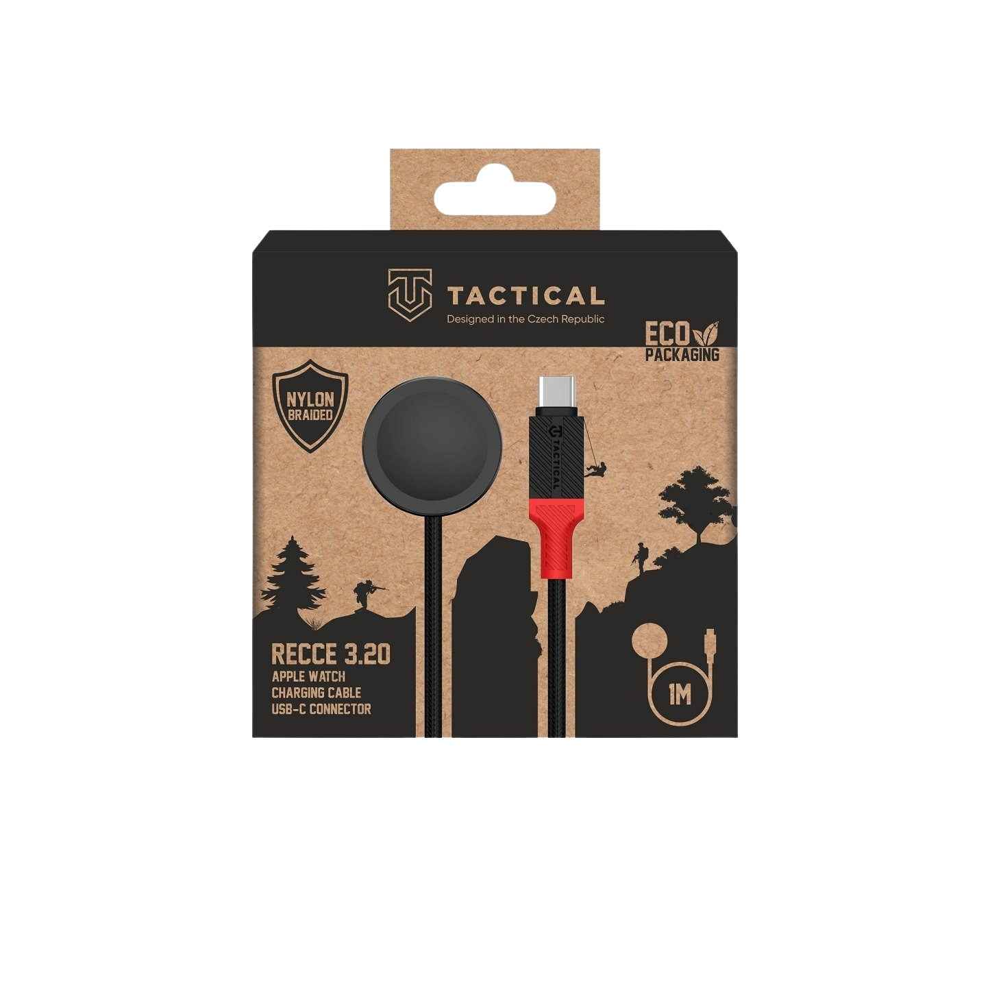 Tactical Recce 3:20 kabel USB-C na Apple Watch - pohled 2
