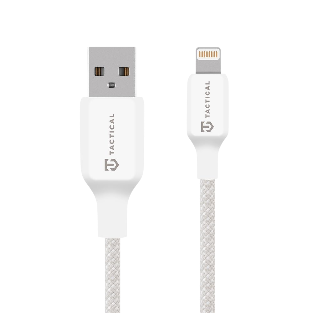 Tactical USB-A na Lightning 60W opletený kabel Stitch Thread - pohled 1