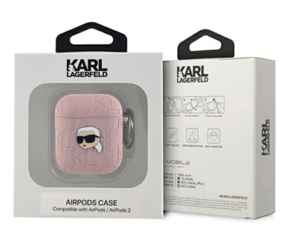 Karl Lagerfeld PU Embossed Karl Head Pouzdro