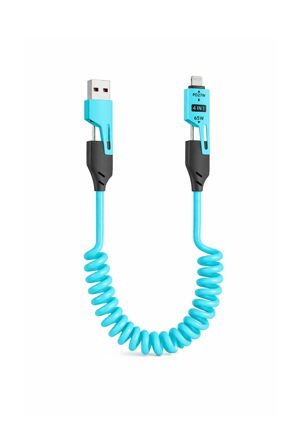 4v1 univerzální nabíjecí kabel - pohled 1