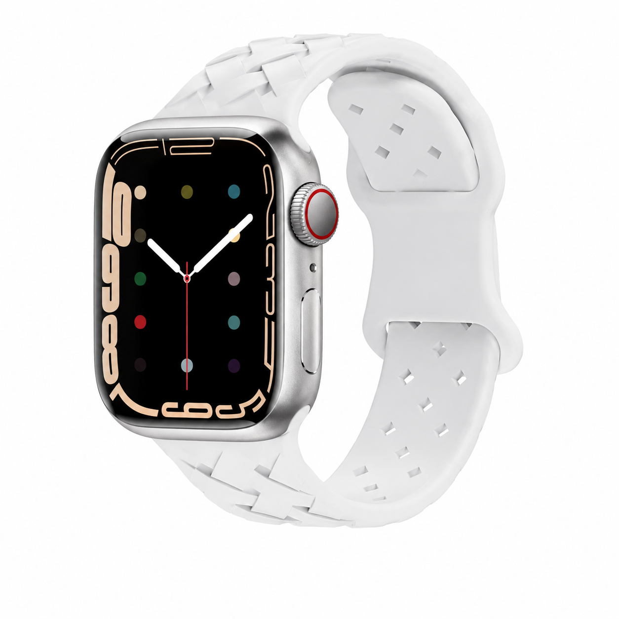 Silikonový propletený řemínek na Apple Watch 42/44/45/49mm