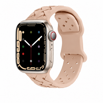 Silikonový propletený řemínek na Apple Watch 42/44/45/49mm