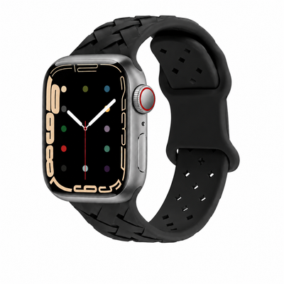 Silikonový propletený řemínek na Apple Watch 42/44/45/49mm
