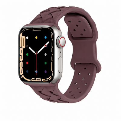 Silikonový propletený řemínek na Apple Watch 42/44/45/49mm