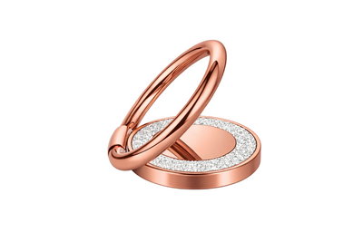 Nalepovací držák na prst na mobil třpytivý