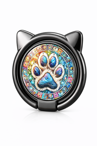 Nalepovací držák na prst na mobil s oušky