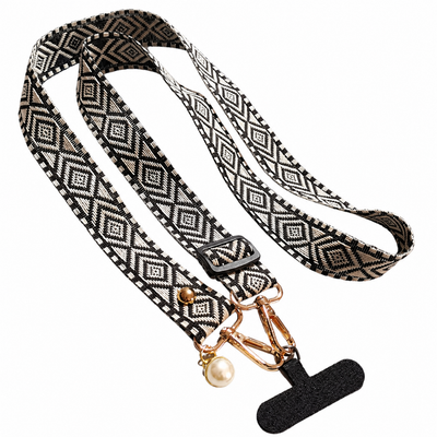 Kosočtvercový popruh crossbody - pohled 1