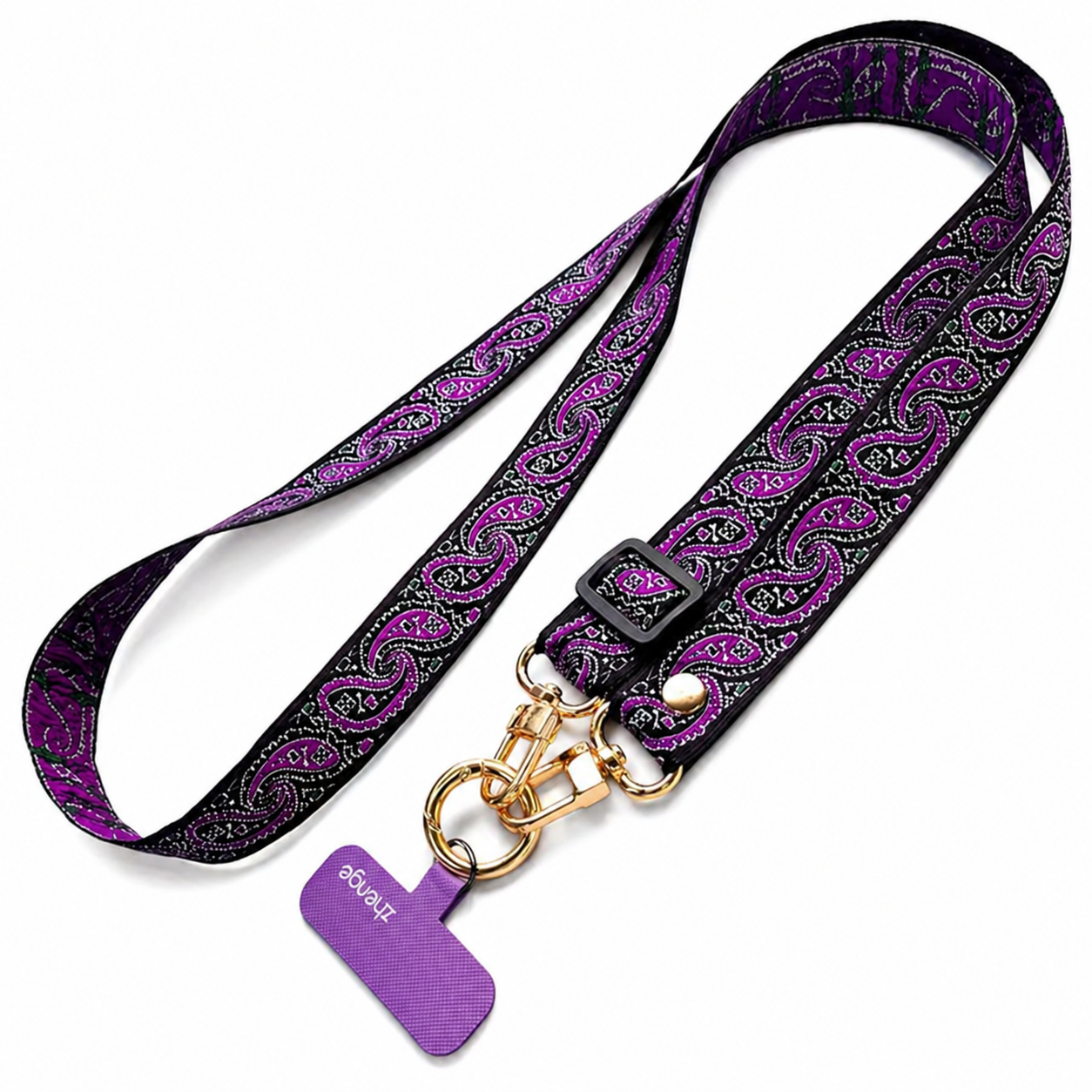 Barevný popruh crossbody - pohled 2