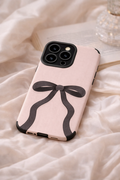 Silikonový kryt mašle pro iPhone