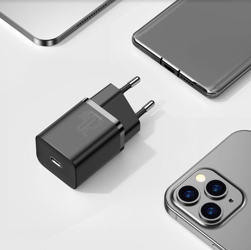 Baseus CCSUP-B01 Super Si Quick Nabíječka USB-C 20W Black
