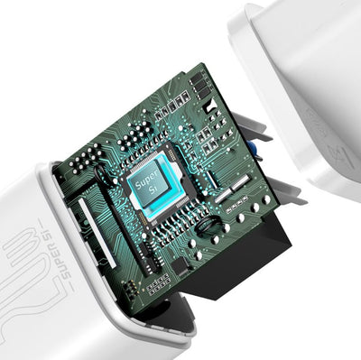 Baseus CCSUP-B02 Super Si Quick Nabíječka USB-C 20W White