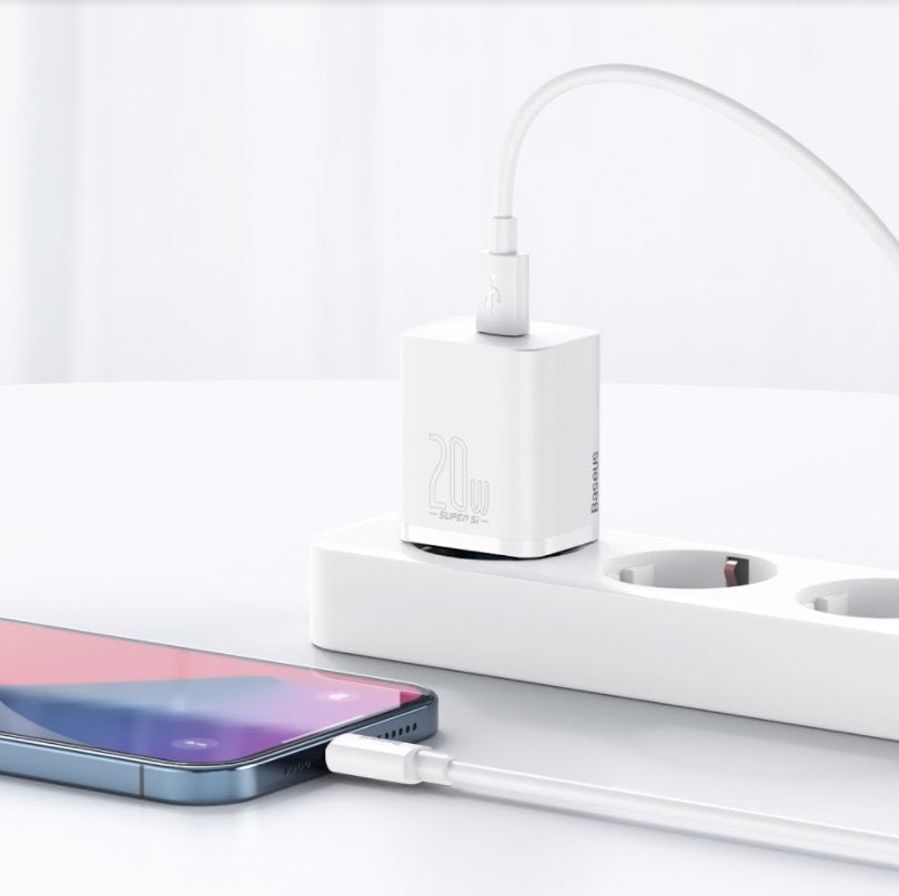 Baseus CCSUP-B02 Super Si Quick Nabíječka USB-C 20W White