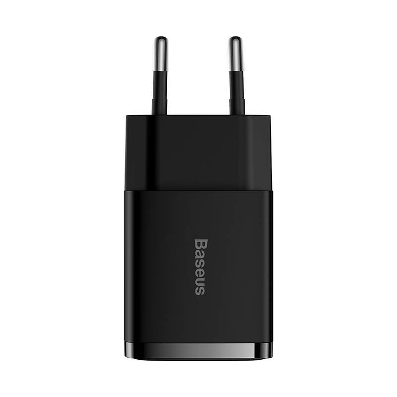 Baseus CCXJ010201 Compact Nabíječka 2xUSB 10,5W Black