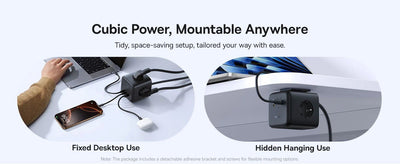 Baseus EnerFill FA11 6v1 Napájecí Kostka 67W Cosmic Black