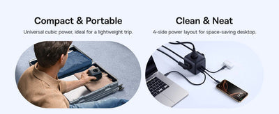 Baseus EnerFill FA11 6v1 Napájecí Kostka 67W Cosmic Black