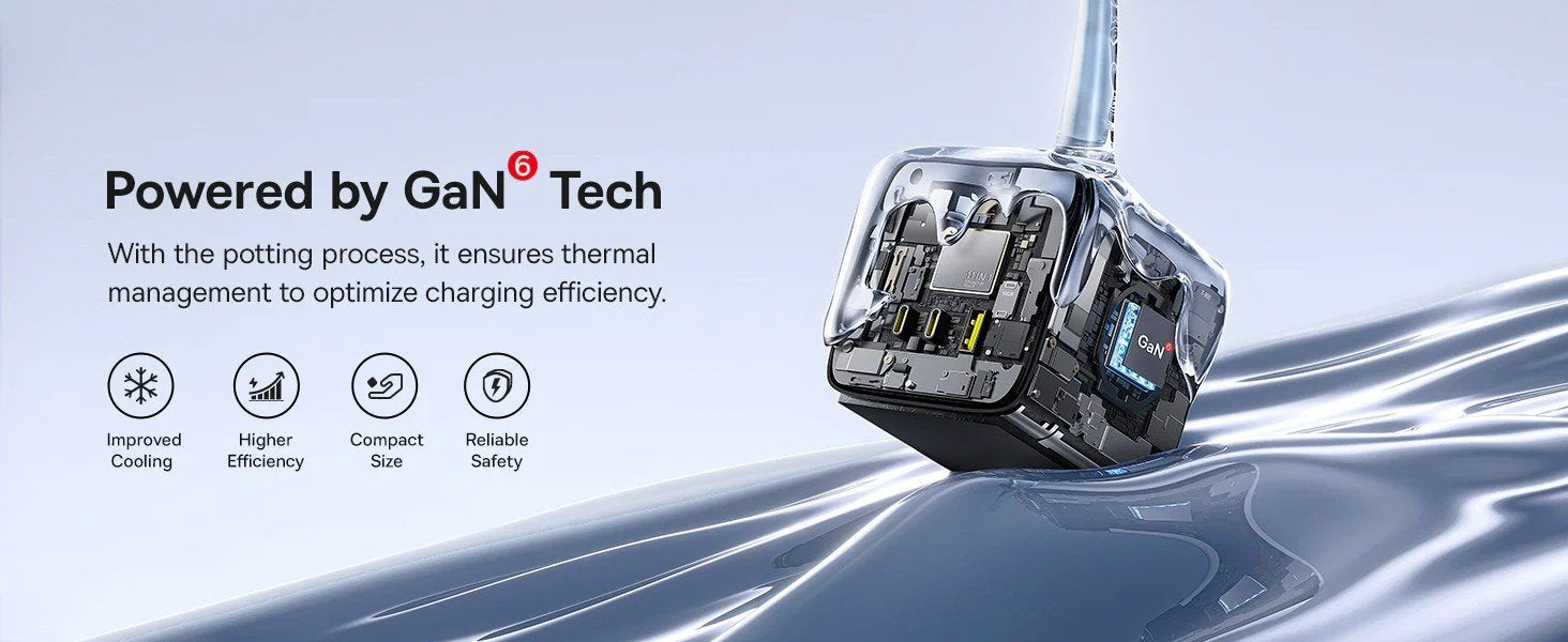 Baseus EnerFill FA11 6v1 Napájecí Kostka 67W Cosmic Black