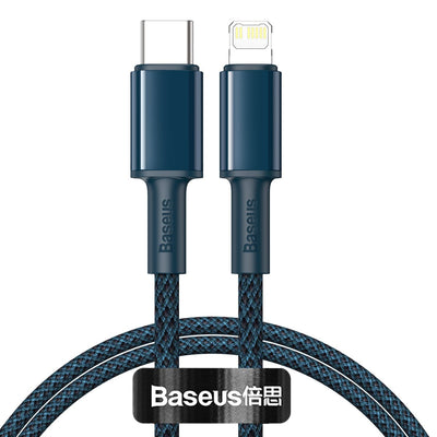 Baseus High Density Braided Series Fast Charging Datový Kabel USB-C na Lightning 20W - pohled 1