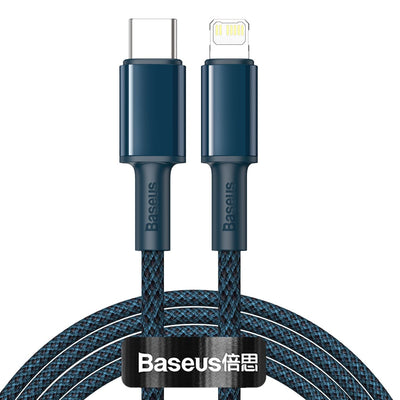Baseus High Density Braided Series Fast Charging Datový Kabel USB-C na Lightning 20W - pohled 3
