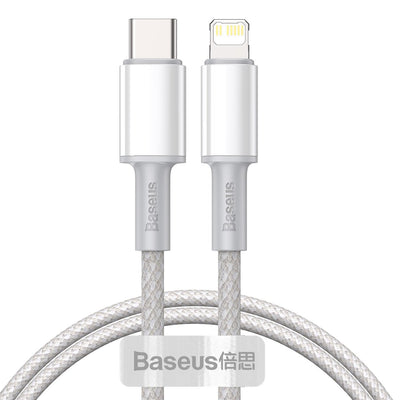 Baseus High Density Braided Series Fast Charging Datový Kabel USB-C na Lightning 20W - pohled 4