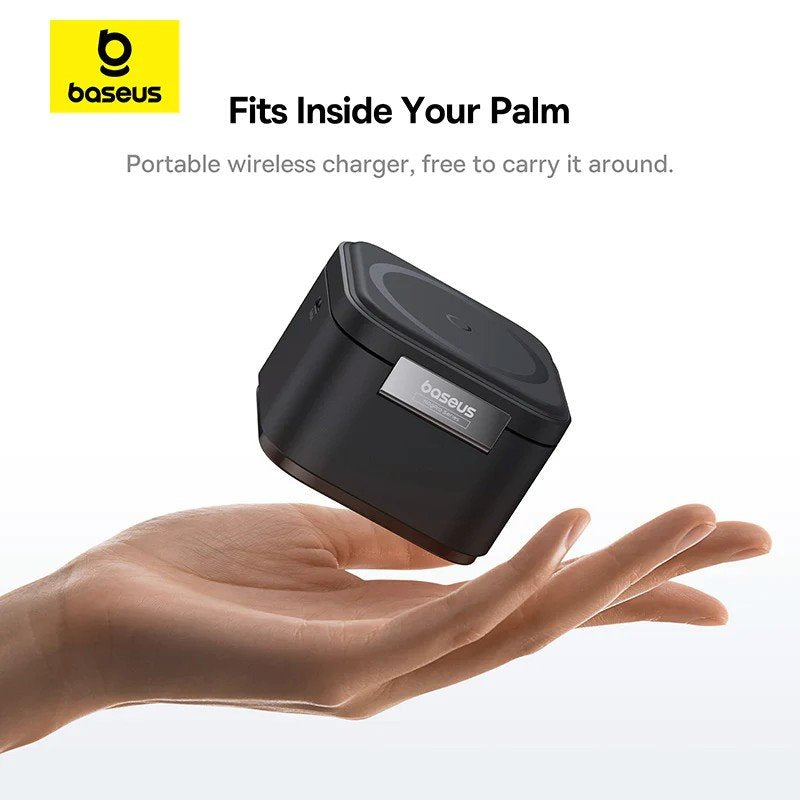 Baseus MagPro 3v1 Magnetická Bezdrátová Nabíječka 25W Cosmic Black