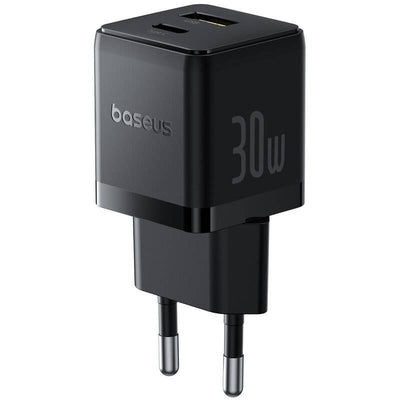 Baseus Palm Fast Nabíječka USB-A + USB-C 30W Black