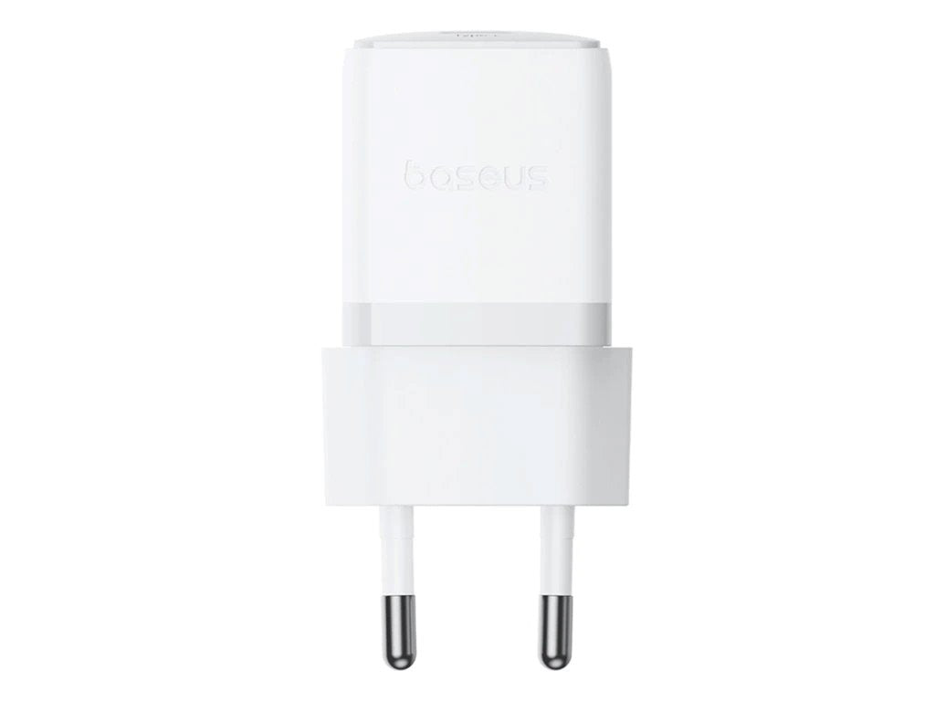 Baseus Palm Fast Nabíječka USB-C 20W + Datový Kabel USB-C/USB-C 1m White
