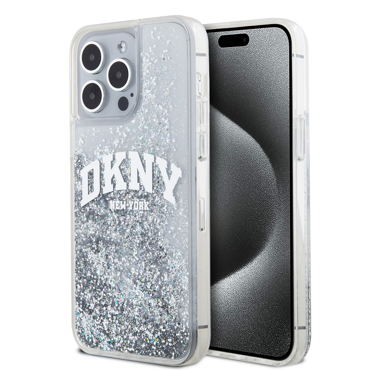 DKNY Liquid Glitter Arch Logo Zadní Kryt