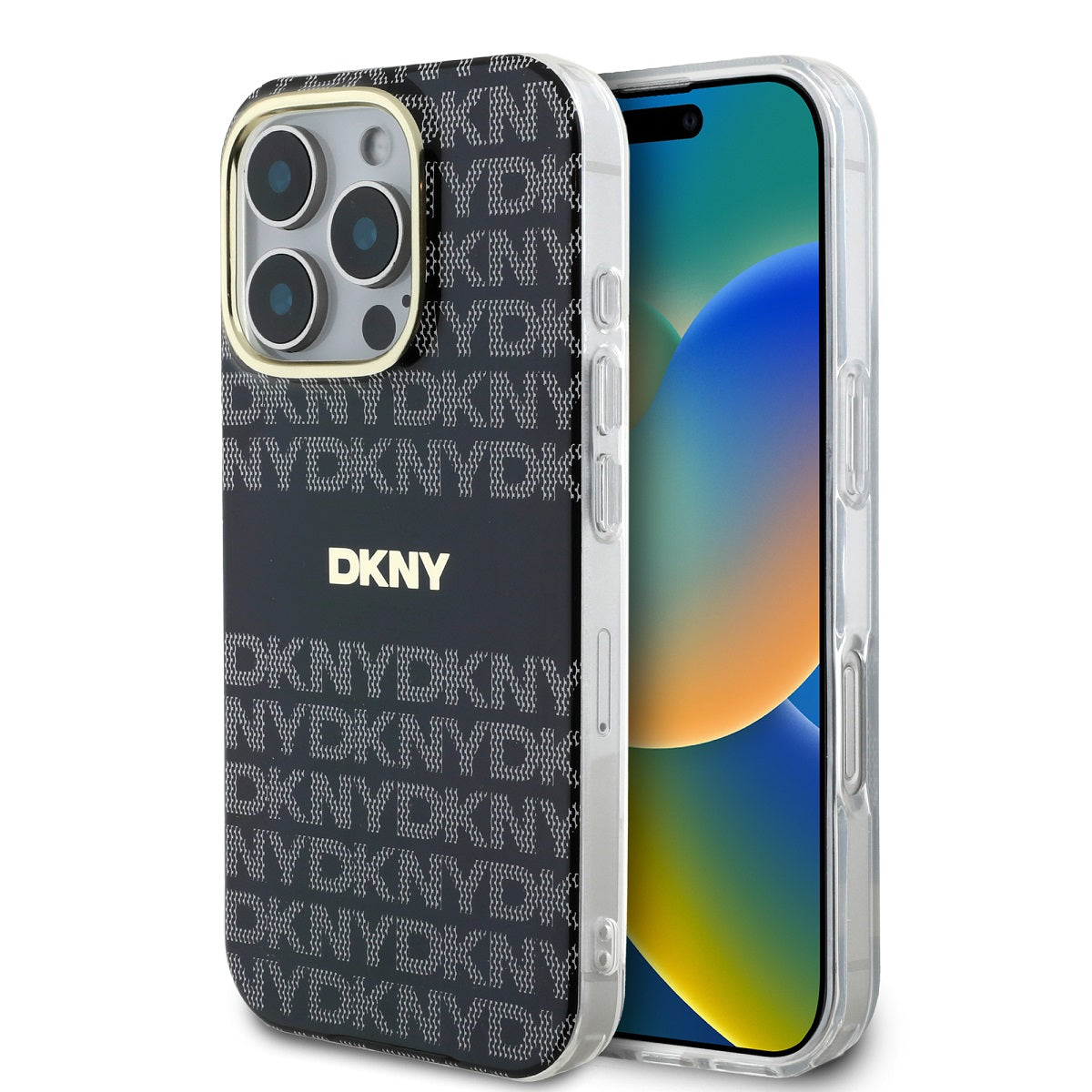 DKNY PC/TPU Repeat Pattern Tonal Stripe Magsafe Zadní Kryt
