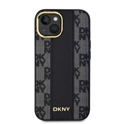 DKNY PU Leather Checkered Pattern Magsafe Zadní Kryt