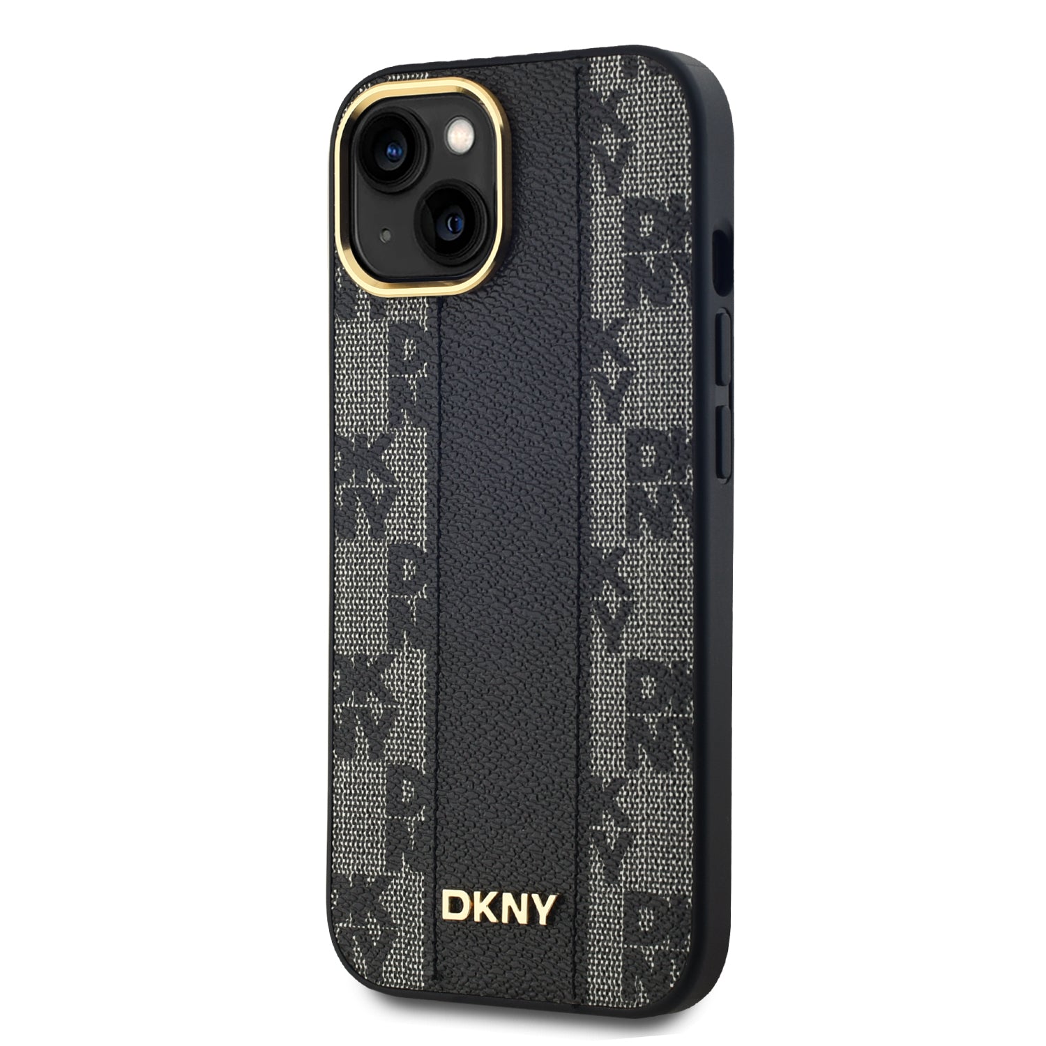 DKNY PU Leather Checkered Pattern Magsafe Zadní Kryt
