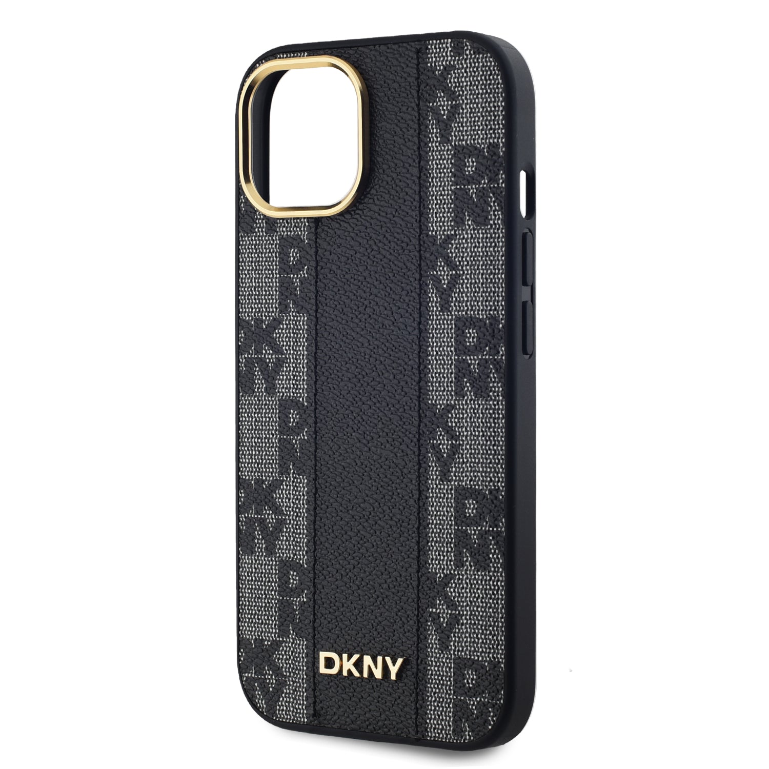 DKNY PU Leather Checkered Pattern Magsafe Zadní Kryt