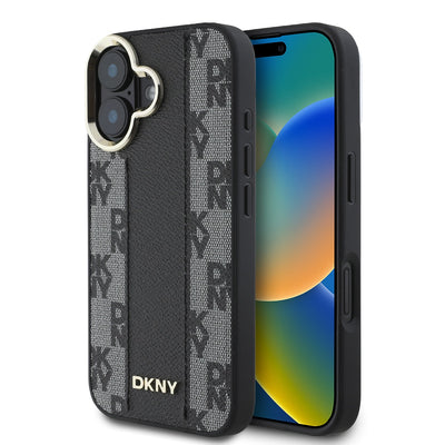 DKNY PU Leather Checkered Pattern Magsafe Zadní Kryt
