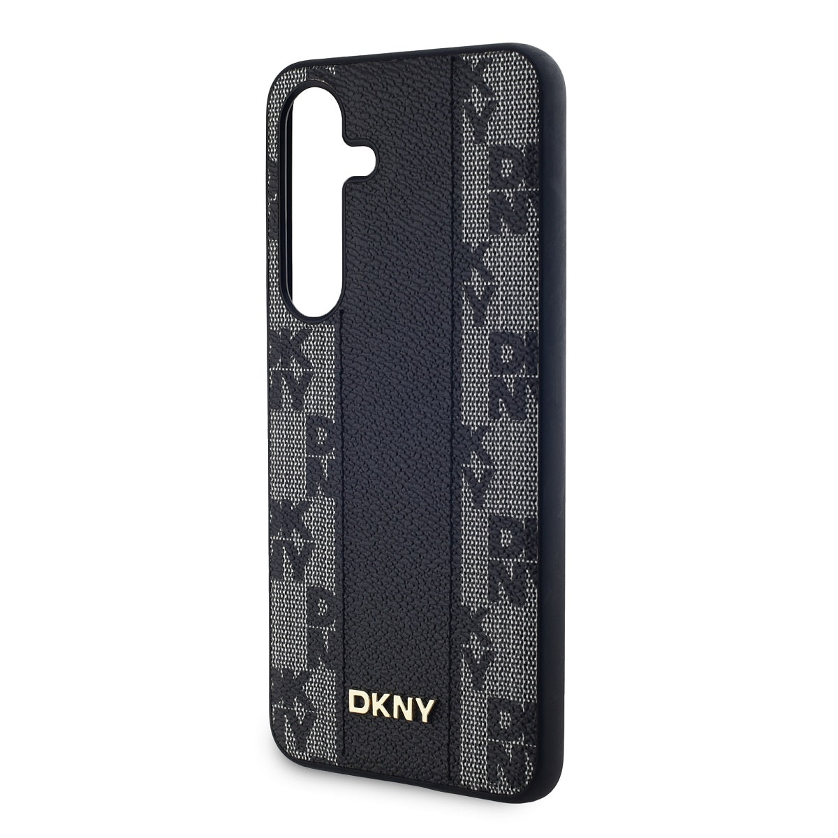 DKNY MagSafe kožený kryt na Samsung - Checkered Pattern