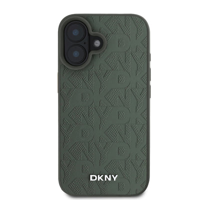 DKNY PU Leather Grid Pattern Magsafe Zadní Kryt