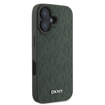 DKNY PU Leather Grid Pattern Magsafe Zadní Kryt
