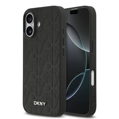 DKNY PU Leather Grid Pattern Magsafe Zadní Kryt