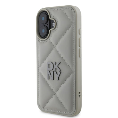DKNY PU Leather Quilted Stack Logo Zadní Kryt