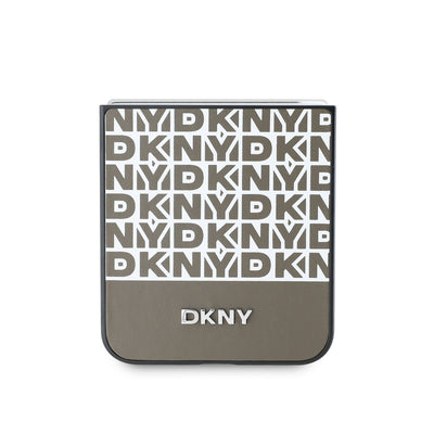 DKNY kožený kryt na Samsung - Repeat Pattern Bottom Stripe