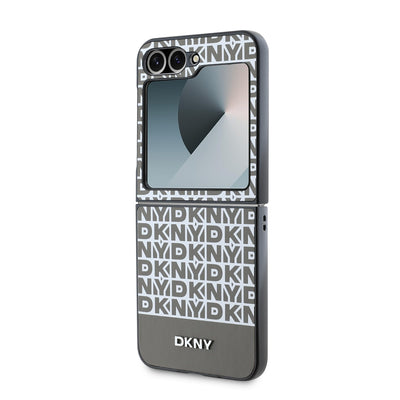 DKNY kožený kryt na Samsung - Repeat Pattern Bottom Stripe