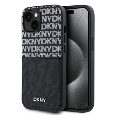 DKNY PU Leather Repeat Pattern Card Pocket Zadní Kryt - pohled 8