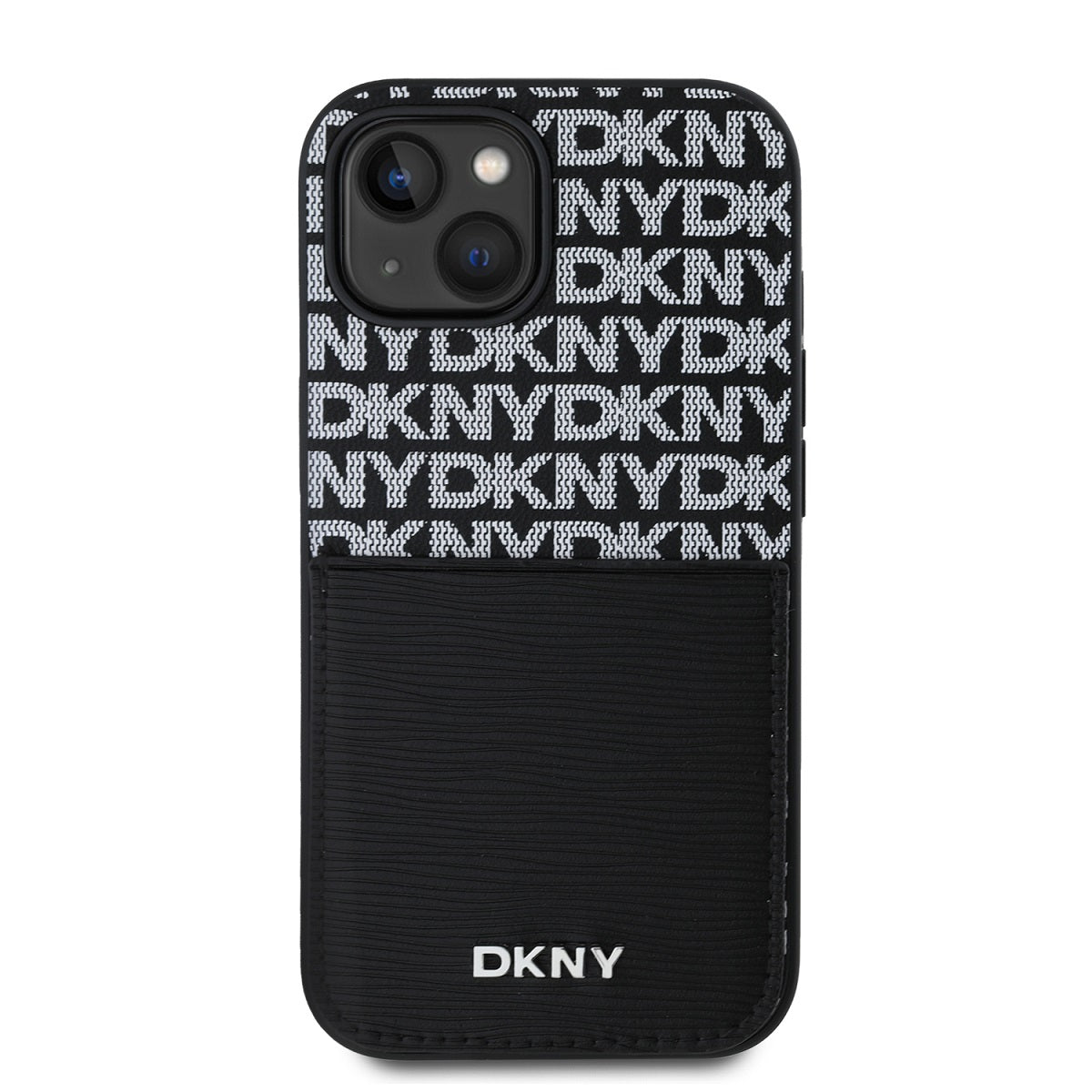 DKNY PU Leather Repeat Pattern Card Pocket Zadní Kryt