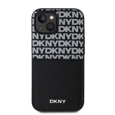DKNY PU Leather Repeat Pattern Card Pocket Zadní Kryt