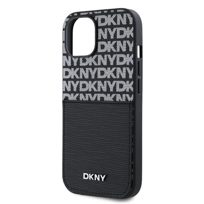 DKNY PU Leather Repeat Pattern Card Pocket Zadní Kryt