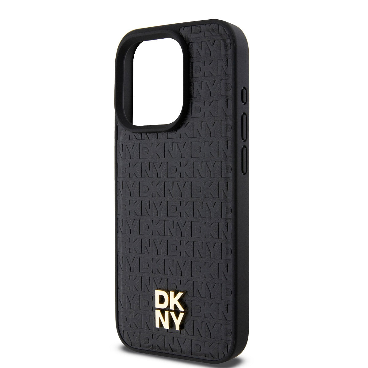 DKNY PU Leather Repeat Pattern Stack Logo Magsafe Zadní Kryt - pohled 3