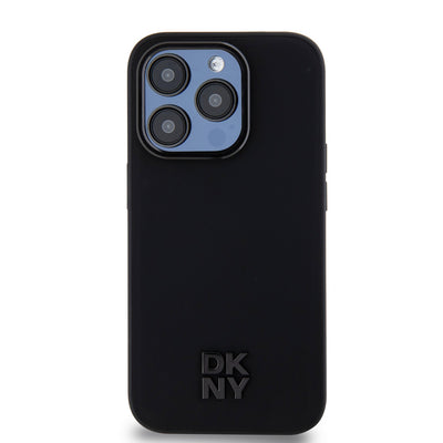 DKNY PU Leather Stack Logo Magsafe Zadní Kryt - pohled 1