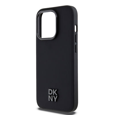 DKNY PU Leather Stack Logo Magsafe Zadní Kryt