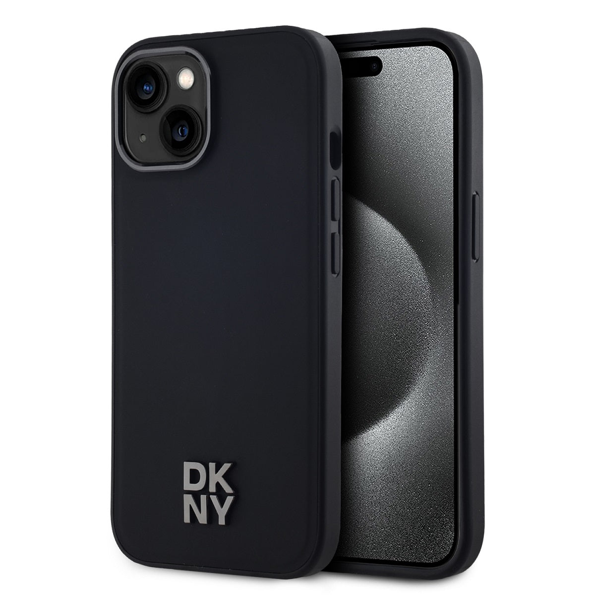 DKNY PU Leather Stack Logo Magsafe Zadní Kryt